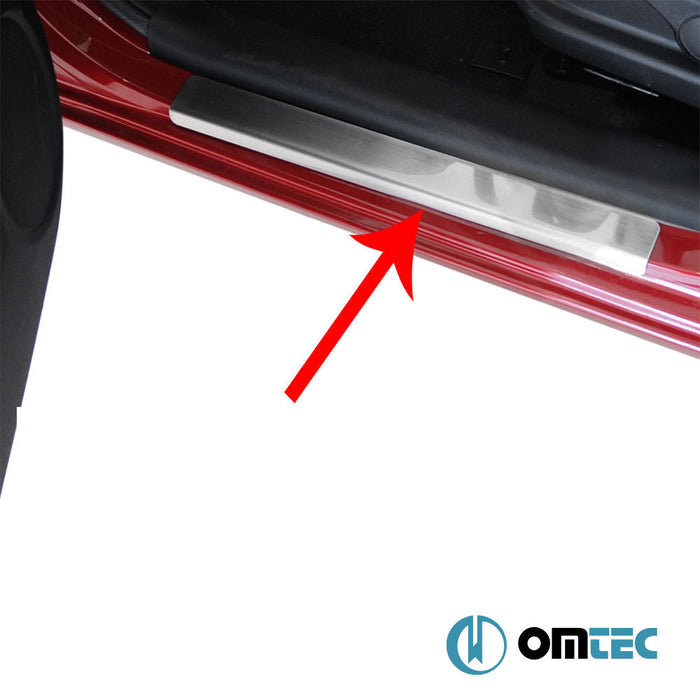 Norm Kapı Eşiği 4 Prç. Paslanmaz Çelik (Parlak) - Renault Fluence - SD I - (2010 - 2015)