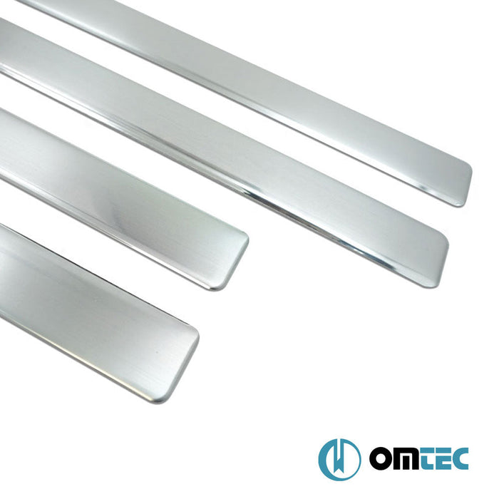 Norm Kapı Eşiği 4 Prç. Paslanmaz Çelik (Parlak) - Renault Fluence - SD I - (2010 - 2015)