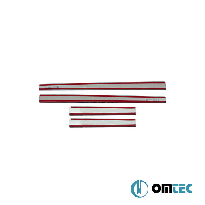 Line Kapı Eşiği 4 Prç. Paslanmaz Çelik (Parlak) - Alfa Romeo 156 Crosswagon Q4 - SUV 932 - (2004 - 2007)