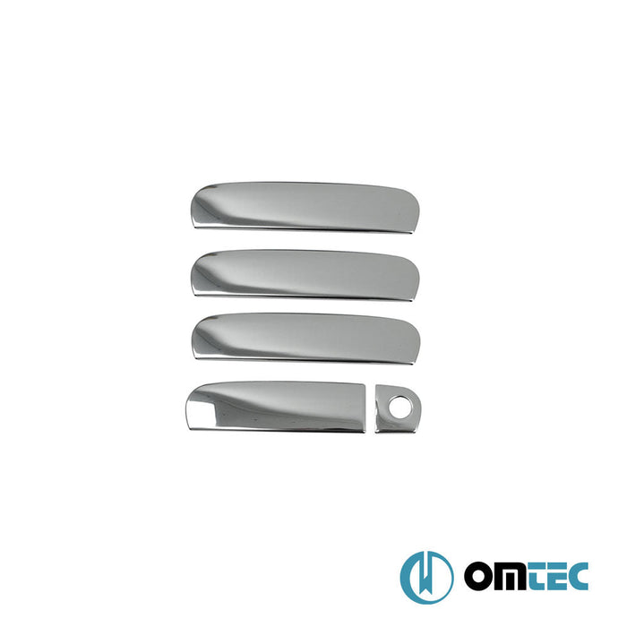 Kapı Kolu 4 Kapı 5 Prç. (H1) Paslanmaz Çelik (Parlak) - Audi A6 - SD 4F - (2004 - 2011)