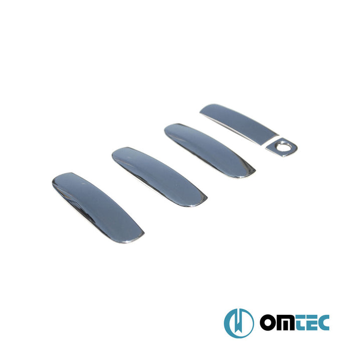 Kapı Kolu 4 Kapı 5 Prç. (H1) Paslanmaz Çelik (Parlak) - Audi A6 - SD 4F - (2004 - 2011)