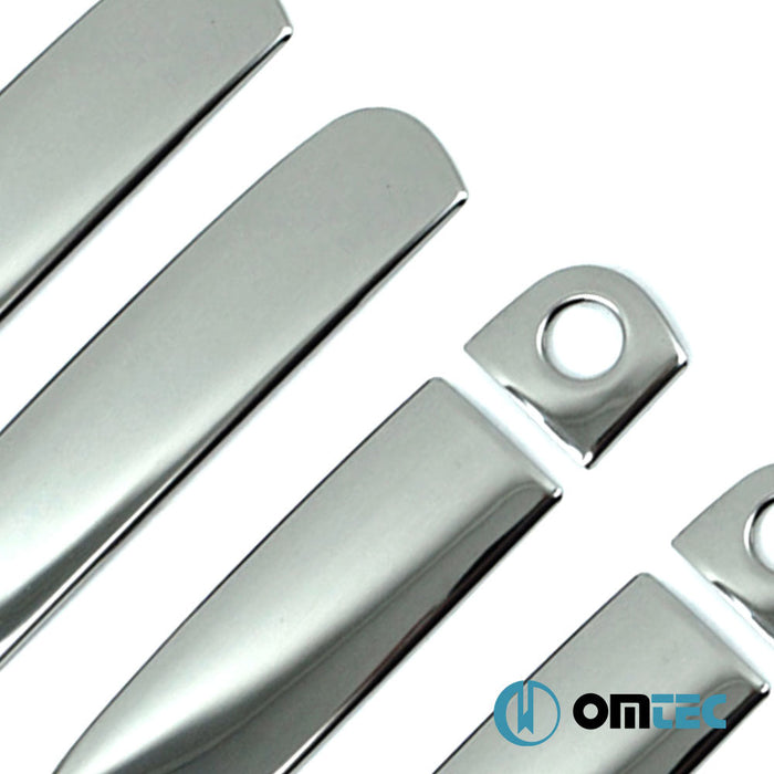 Kapı Kolu 4 Kapı 5 Prç. (H1) Paslanmaz Çelik (Parlak) - Audi A6 - SD 4B - (1997 - 2004)