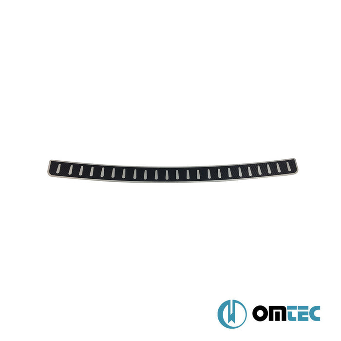 Karbon Folyolu Arka Tampon Eşiği Paslanmaz Çelik - Audi A6 Allroad - SW 4B - (1999 - 2004)