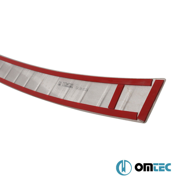 Arka Tampon Eşiği Paslanmaz Çelik (Taşlı) - Audi A6 - SW 4B - (1997 - 2004)