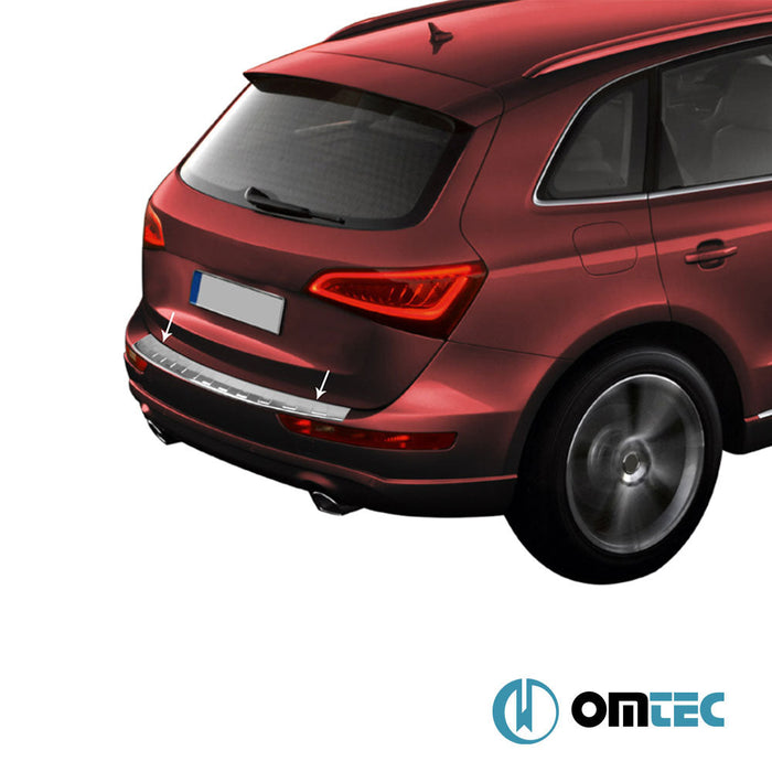 Arka Tampon Eşiği Paslanmaz Çelik (Parlak) - Audi Q5 - SUV 8R - (2008 - 2016)