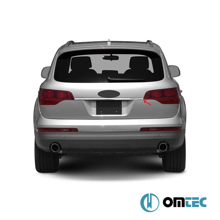 Bagaj Çıtası (Plaka Üstü) Paslanmaz Çelik (Parlak) - Audi Q7 - SUV 4L PRE - FL - (2006 - 2010)