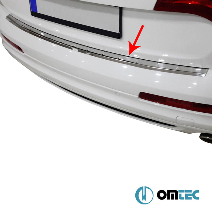 Arka Tampon Eşiği Paslanmaz Çelik (Parlak) - Audi Q7 - SUV 4L - (2006 - 2015)