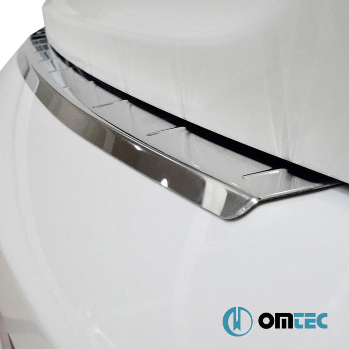 Arka Tampon Eşiği Paslanmaz Çelik (Parlak) - Audi Q7 - SUV 4L - (2006 - 2015)