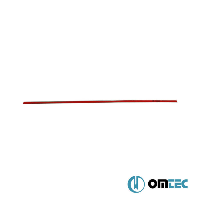 Bagaj Çıtası (Plaka Üstü) Paslanmaz Çelik (Parlak) - Audi A4 - SD 8K - (2008 - 2016)