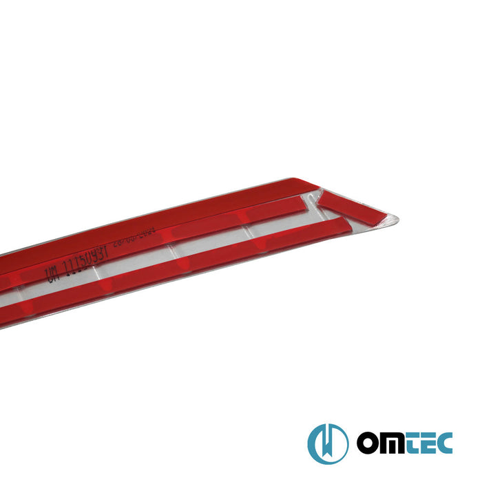 Arka Tampon Eşiği Paslanmaz Çelik (Taşlı) - Audi A6 - SD 4G - (2011 - 2018)