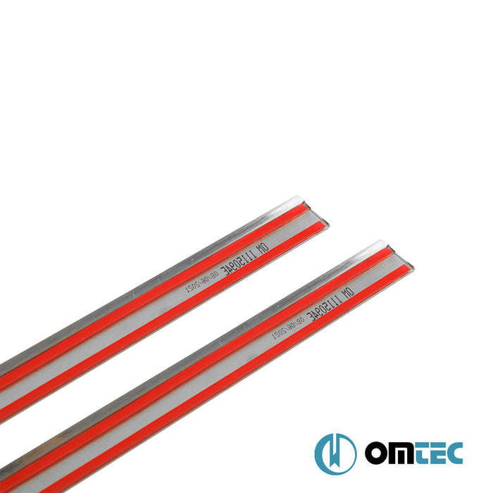 İç Kapı Eşiği (Exclusive) 2 Prç. Paslanmaz Çelik (Parlak) - Audi A6 - SD 4G - (2011 - 2018)