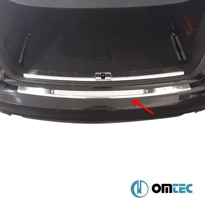 Arka Tampon Eşiği Paslanmaz Çelik (Parlak) - Audi A6 Allroad - SW 4G PRE - FL - (2011 - 2015)