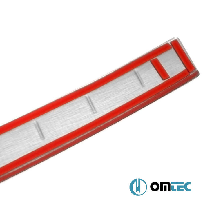 Arka Tampon Eşiği Paslanmaz Çelik (Taşlı) - Audi A6 Allroad - SW 4G PRE - FL - (2011 - 2015)