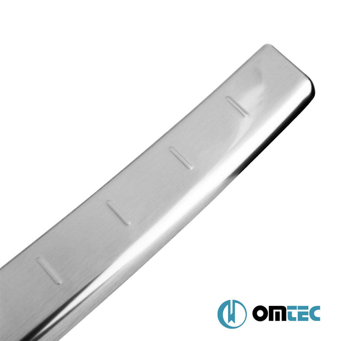 Arka Tampon Eşiği Paslanmaz Çelik (Taşlı) - Audi A6 - SW 4G PRE - FL - (2011 - 2015)