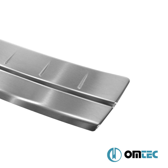 Arka Tampon Eşiği Paslanmaz Çelik (Taşlı) - Audi Q7 - SUV 4M - (2015 - )