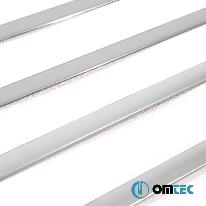 Yan Kapı Çıtası 8 Prç. Paslanmaz Çelik (Parlak) - Audi A6 - SD 4K - (2018 - )