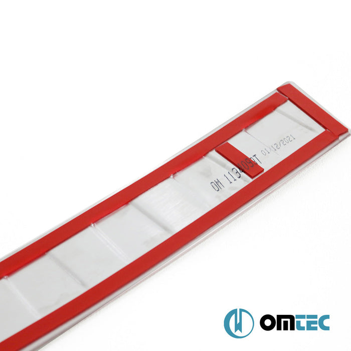 Arka Tampon Eşiği Paslanmaz Çelik (Taşlı) - Audi A6 - SD 4K - (2018 - )