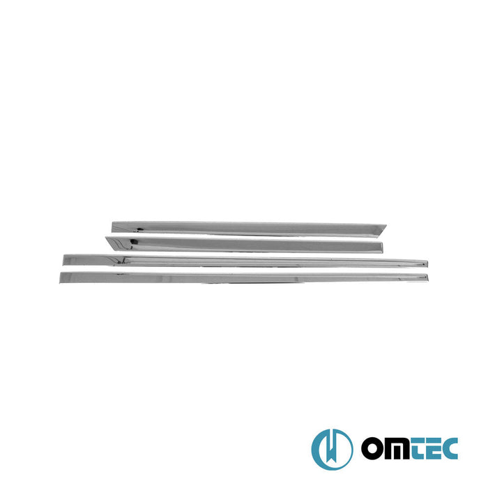 Yan Kapı Çıtası 4 Prç. Paslanmaz Çelik (Parlak) - Audi A7 - SD 4K8 - (2018 - )