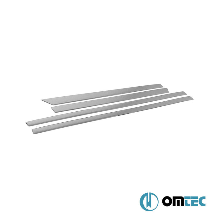 Yan Kapı Çıtası 4 Prç. Paslanmaz Çelik (Parlak) - Audi A7 - SD 4K8 - (2018 - )