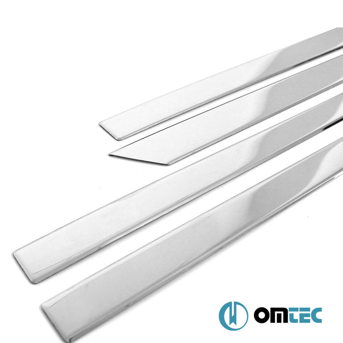 Yan Kapı Çıtası 4 Prç. Paslanmaz Çelik (Parlak) - Audi A7 - SD 4K8 - (2018 - )