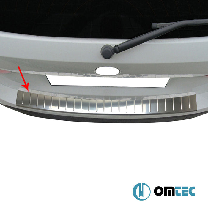 Arka Tampon Eşiği Paslanmaz Çelik (Parlak) - Bmw X1 - SUV E84 FL - (2012 - 2015)