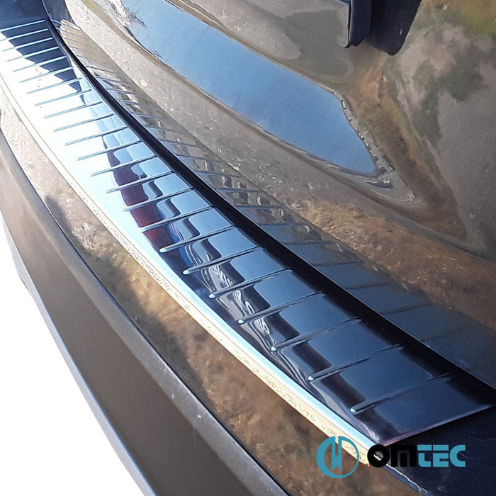 Arka Tampon Eşiği Paslanmaz Çelik (Parlak) - Bmw X1 - SUV E84 FL - (2012 - 2015)