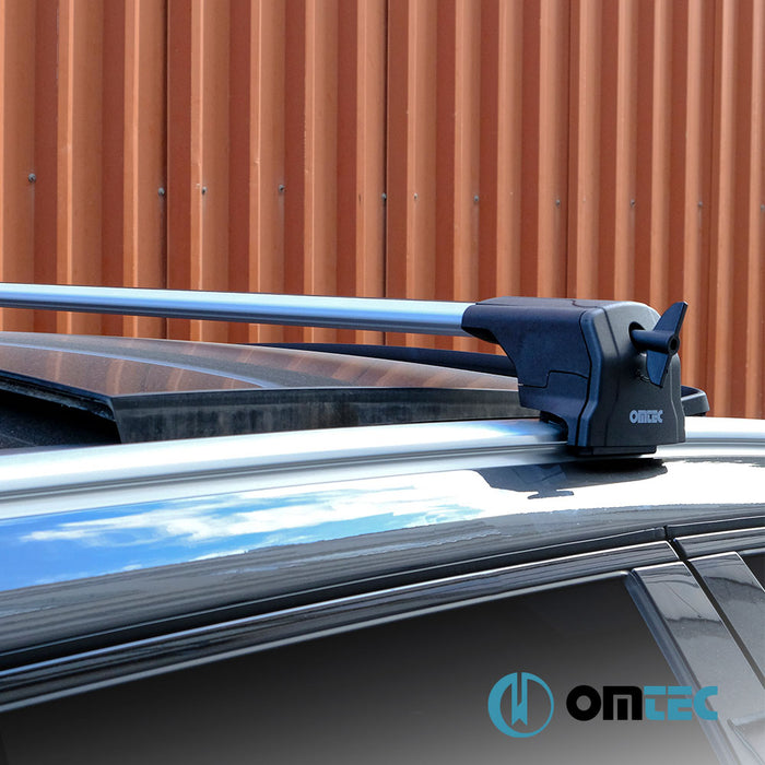 Ara Atkı (Elegance - V2) Gri 2 Prç. Alu. - Hyundai İx35 - SUV LM - (2010 - 2015)