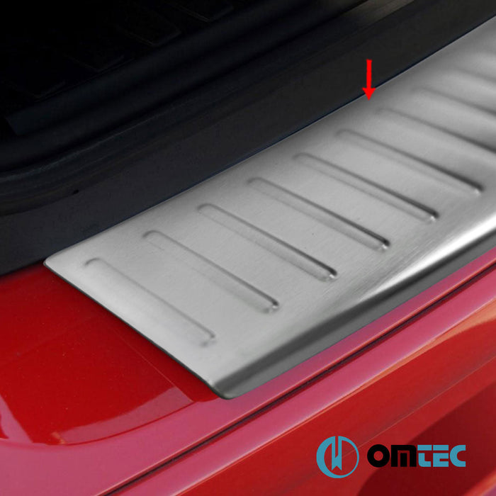 Arka Tampon Eşiği Paslanmaz Çelik (Taşlı) - Bmw 3 Series - SW F31 - (2011 - 2019)