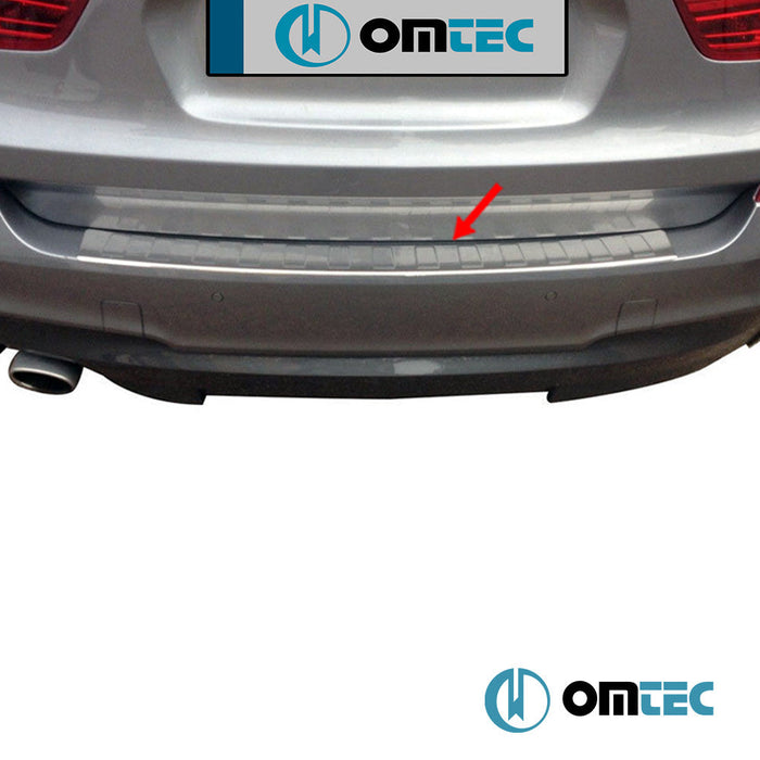 Arka Tampon Eşiği Paslanmaz Çelik (Parlak) - Volkswagen Golf - HB 5D Mk7 - (2013 - 2019)