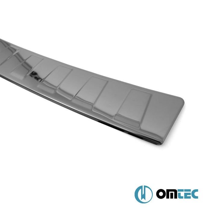 Arka Tampon Eşiği Paslanmaz Çelik (Siyah) - Bmw X3 - SUV F25 - (2011 - 2017)