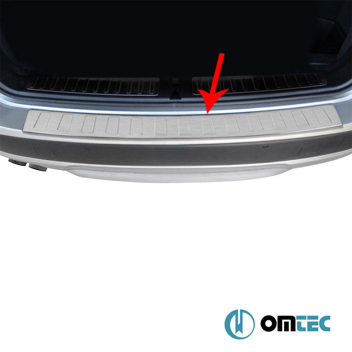 Arka Tampon Eşiği Paslanmaz Çelik (Taşlı) - Volkswagen Golf - HB 5D Mk7 - (2013 - 2019)