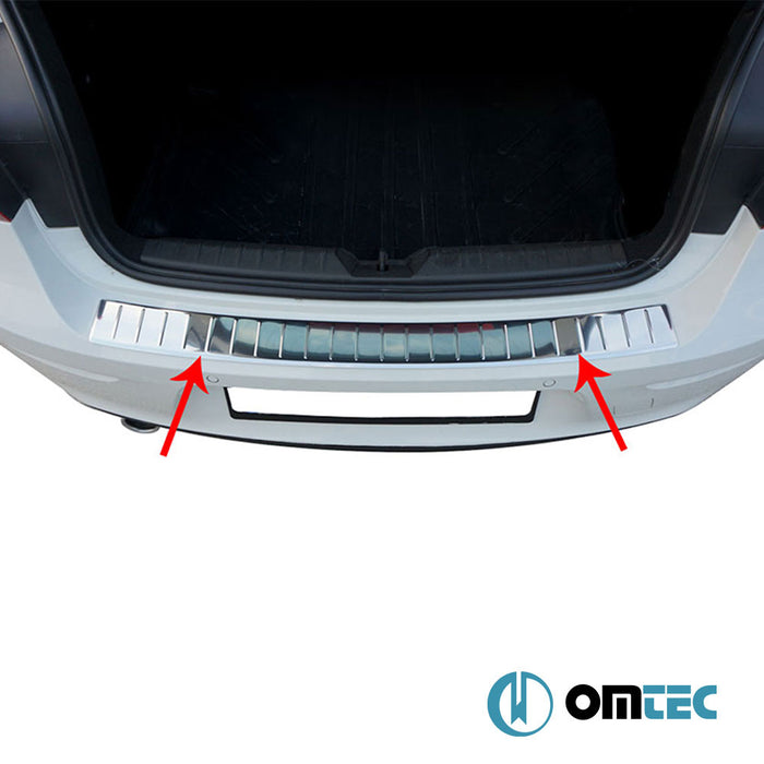 Arka Tampon Eşiği Paslanmaz Çelik (Parlak) - Bmw 1 Series - HB 3D F21 - (2011 - 2019)