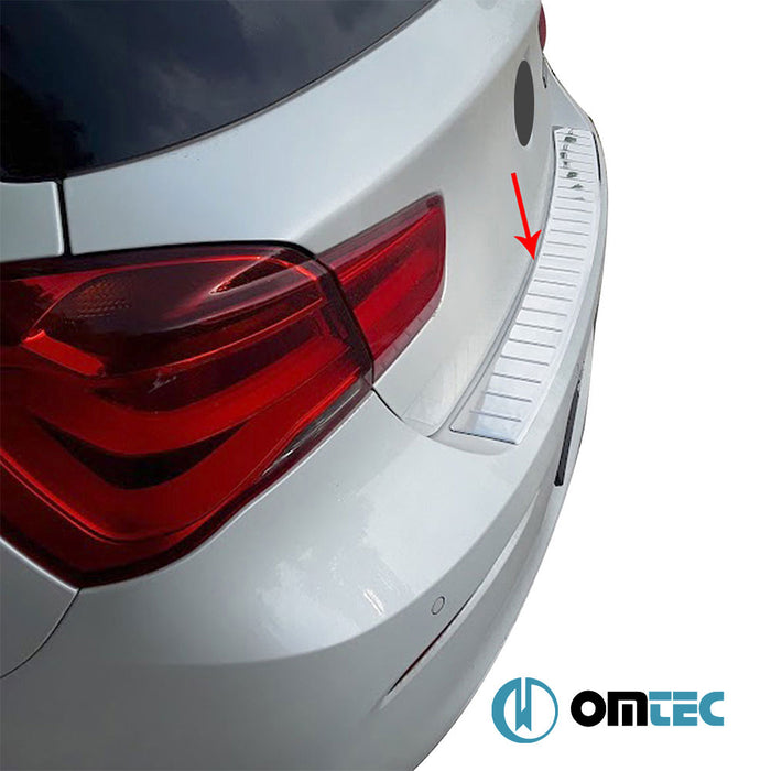 Arka Tampon Eşiği Paslanmaz Çelik (Parlak) - Bmw 3 Series - SD F30 - (2011 - 2019)