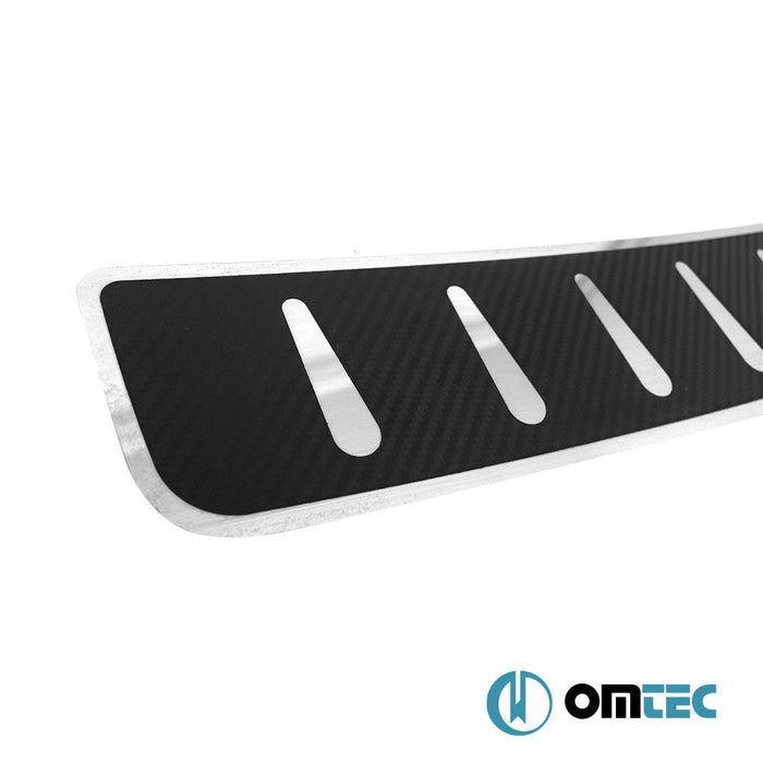 Karbon Folyolu Arka Tampon Eşiği Paslanmaz Çelik - Skoda Rapid Spaceback - HB 5D NH1 - (2012 - )