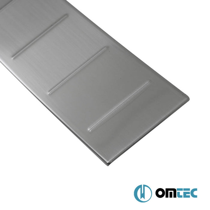 Arka Tampon Eşiği Paslanmaz Çelik (Taşlı) - Bmw 5 Series - SW F11 - (2010 - 2017)