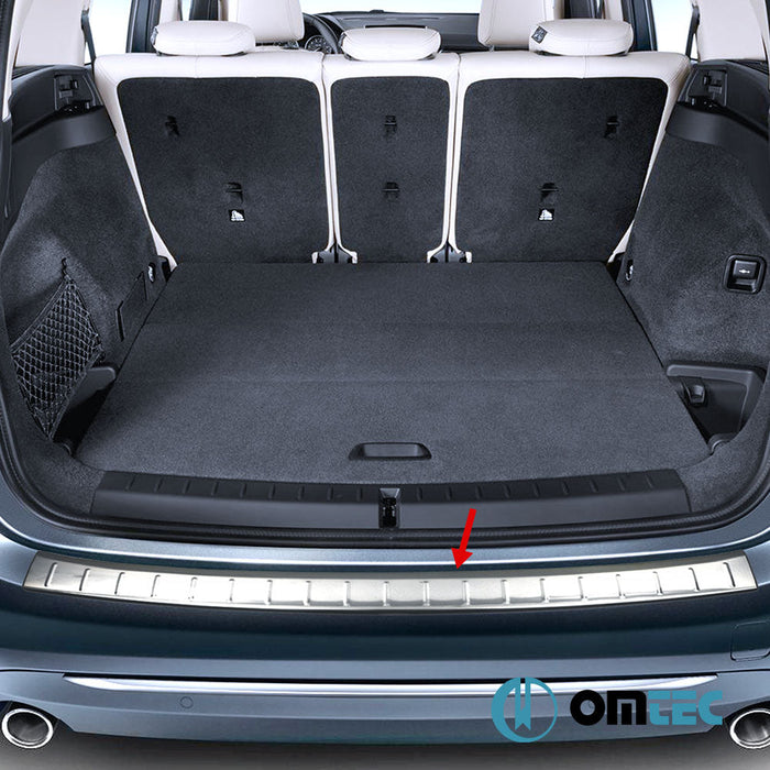 Arka Tampon Eşiği Paslanmaz Çelik (Parlak) - Bmw 2 Series Grand Tourer - MPV F46 - (2015 - )