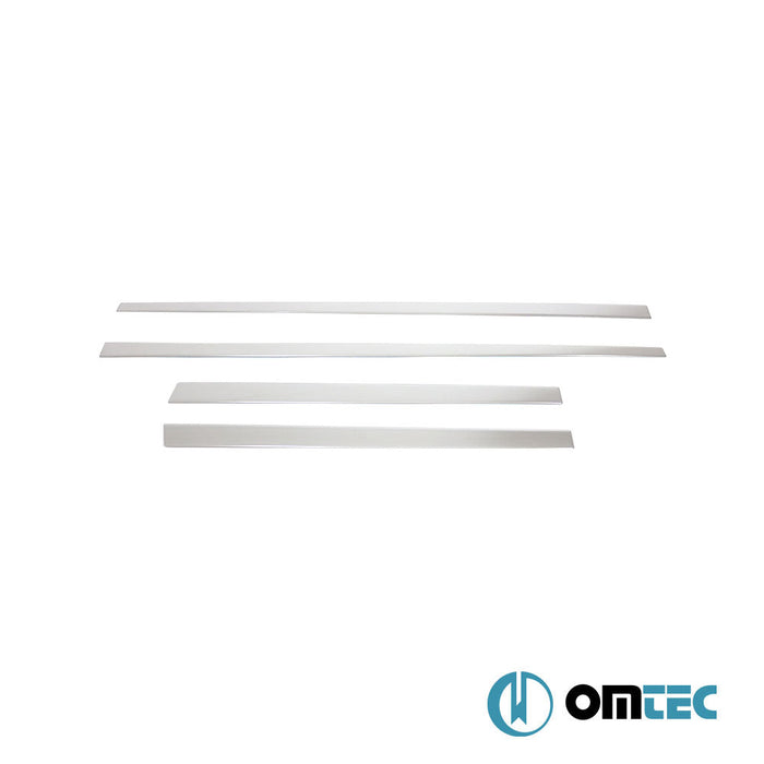 Yan Kapı Çıtası 4 Prç. Paslanmaz Çelik (Parlak) - Bmw X4 - SUV F26 - (2014 - 2018)