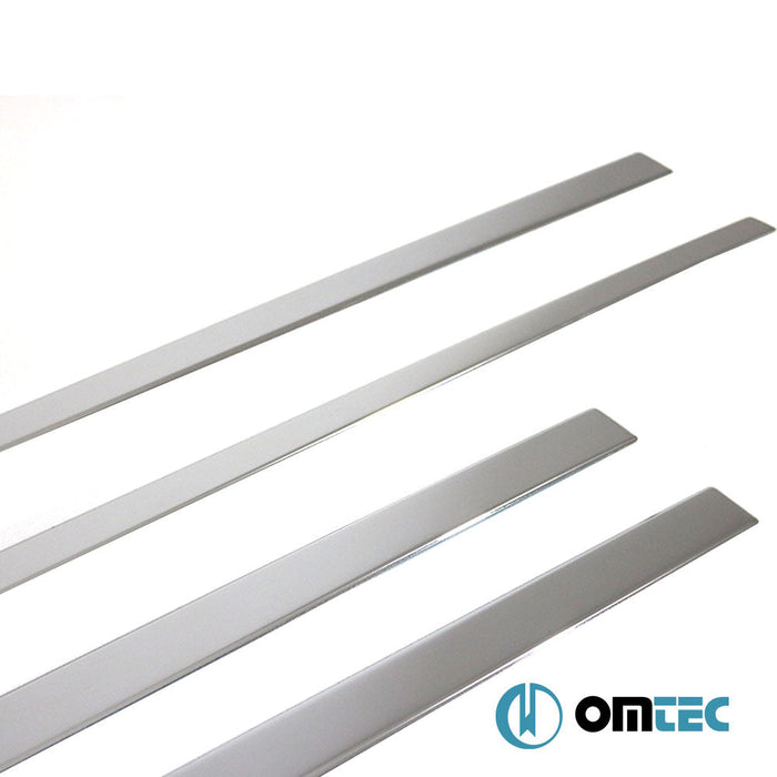 Yan Kapı Çıtası 4 Prç. Paslanmaz Çelik (Parlak) - Bmw X4 - SUV F26 - (2014 - 2018)