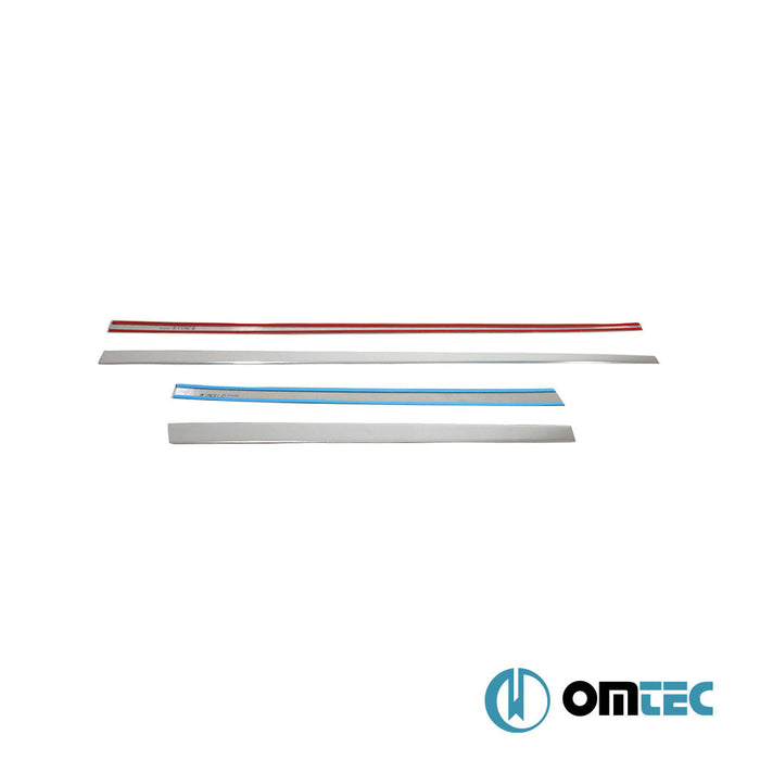 Yan Kapı Çıtası 4 Prç. Paslanmaz Çelik (Parlak) - Bmw X4 - SUV F26 - (2014 - 2018)