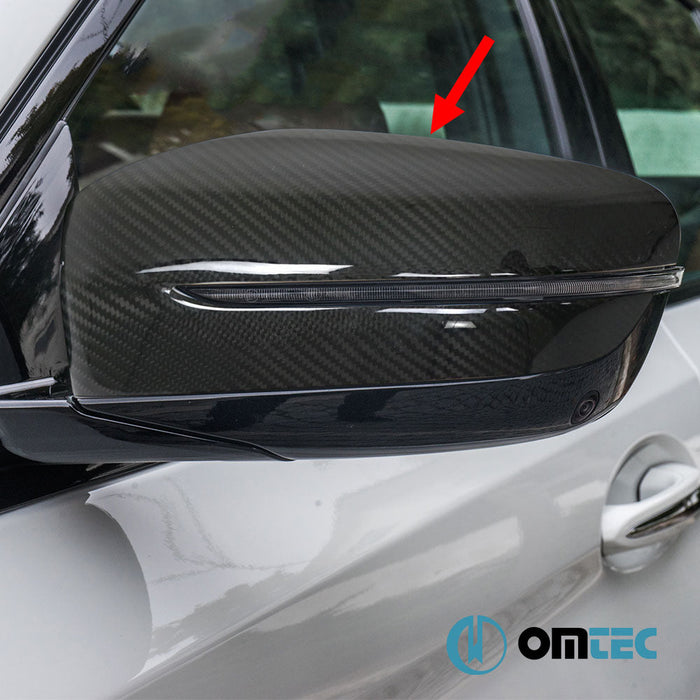 Ayna Kapağı 2 Prç. (Karbon - LHD) - Bmw 5 Series - SD G30 - (2017 - 2024)