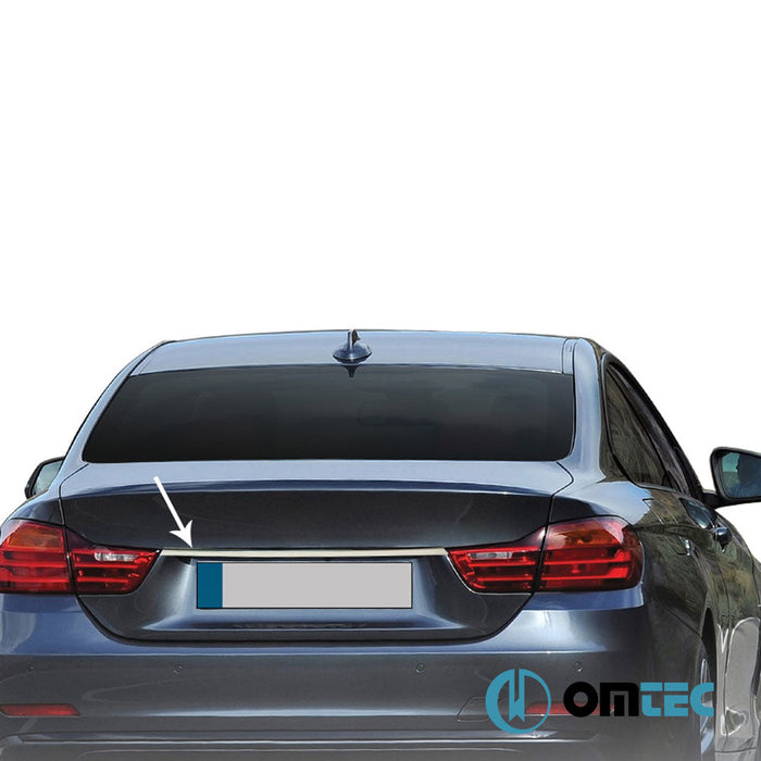 Bagaj Çıtası (Plaka Üstü) Paslanmaz Çelik - Bmw 4 Series - CP F32 - (2014 - 2020)