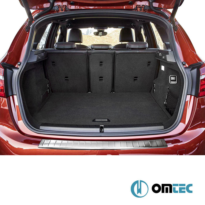 Arka Tampon Eşiği Paslanmaz Çelik (Taşlı) - Bmw 2 Series Active Tourer - MPV F45 - (2014 - 2021)
