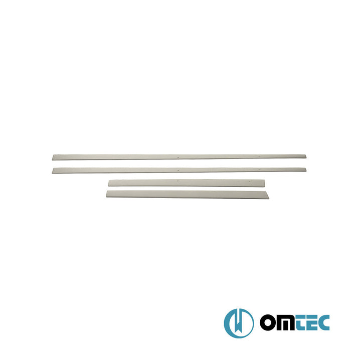 Yan Kapı Çıtası 4 Prç. Paslanmaz Çelik (Parlak) - Bmw X4 - SUV G02 - (2018 - )