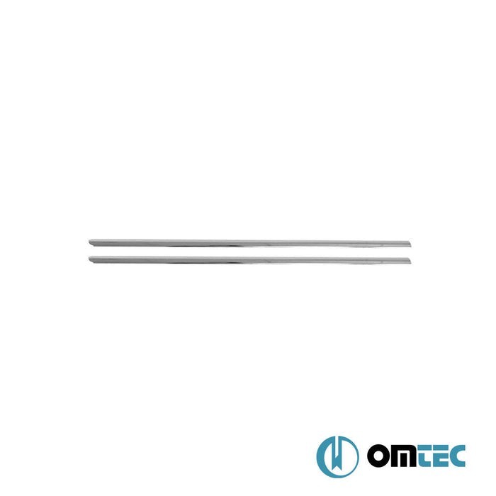 Cam Çıtası 2 Prç. Paslanmaz Çelik (Parlak) - Citroën C2 - HB 3D J - (2003 - 2009)