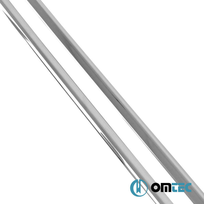 Cam Çıtası 2 Prç. Paslanmaz Çelik (Parlak) - Citroën C2 - HB 3D J - (2003 - 2009)