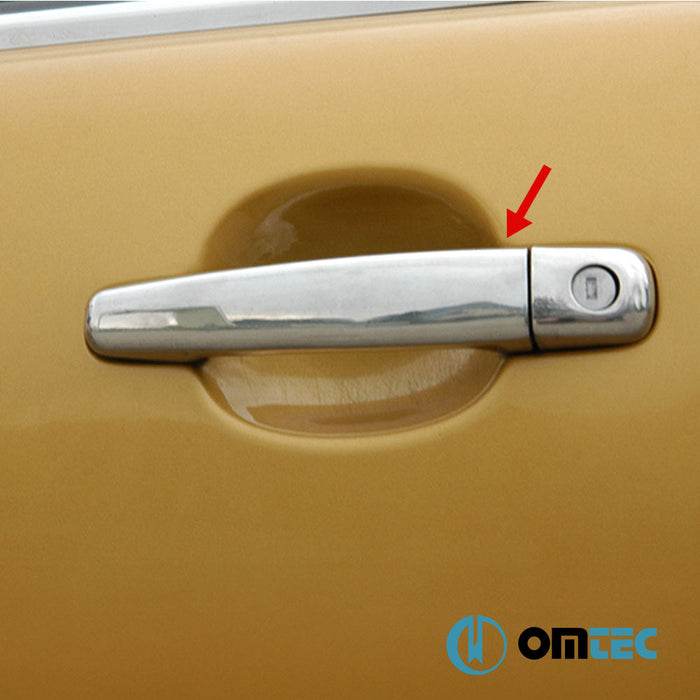 Kapı Kolu 4 Kapı 4 Prç. (H1) Paslanmaz Çelik (Parlak) - Peugeot 307 - HB 5D I - (2001 - 2008)