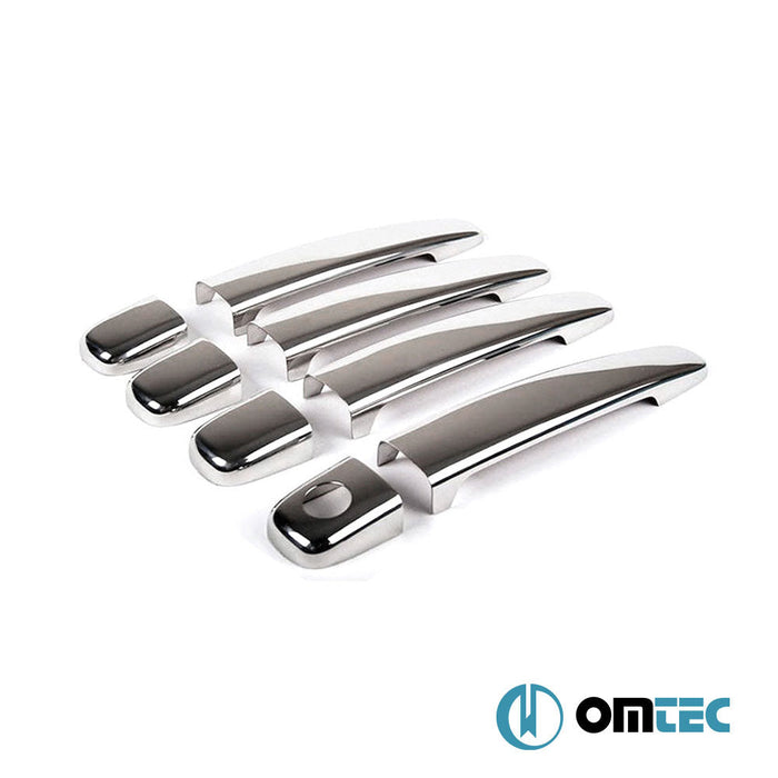 Kapı Kolu 4 Kapı 4 Prç. (H1) Paslanmaz Çelik (Parlak) - Peugeot 307 - HB 5D I - (2001 - 2008)