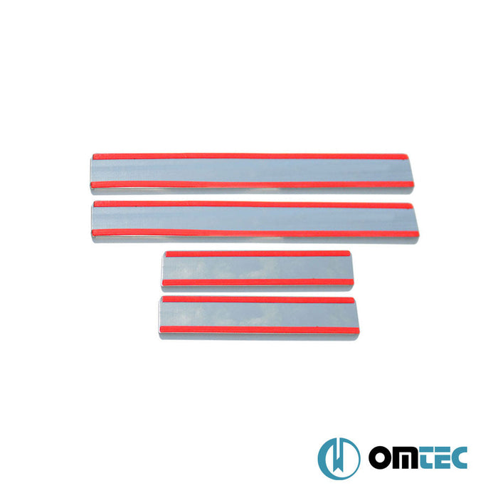 Line Kapı Eşiği 4 Prç. Paslanmaz Çelik (Parlak) - Citroën C3 - HB 5D FC - (2002 - 2009)