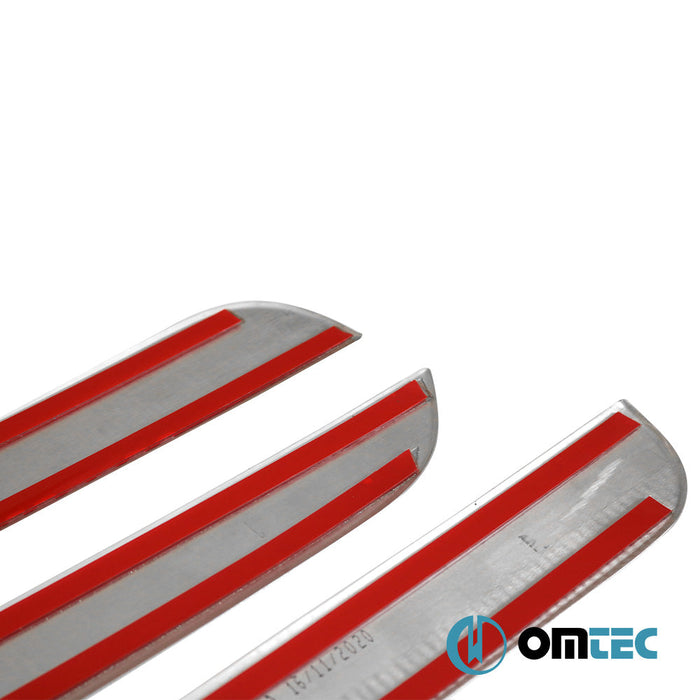 Norm Kapı Eşiği 4 Prç. Paslanmaz Çelik (Parlak) - Citroën C3 - HB 5D FC - (2002 - 2009)