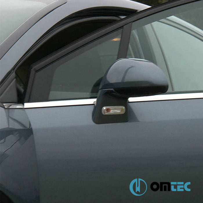 Cam Çıtası 8 Prç. Paslanmaz Çelik (Parlak) - Citroën C4 - SD L - (2004 - 2010)